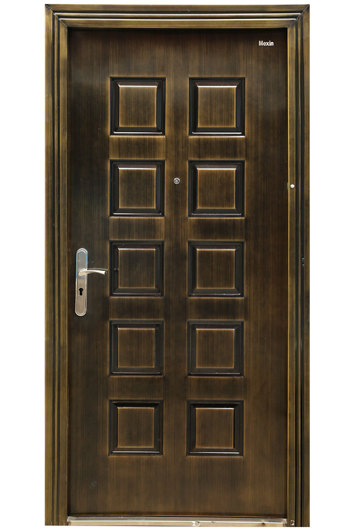 Top Main Door Design For Home India Wood Finish Steel Door